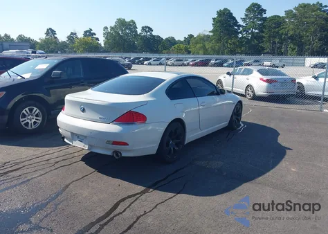 2006 BMW 650I из США, поврежденный, VIN WBAEH13436CR49257